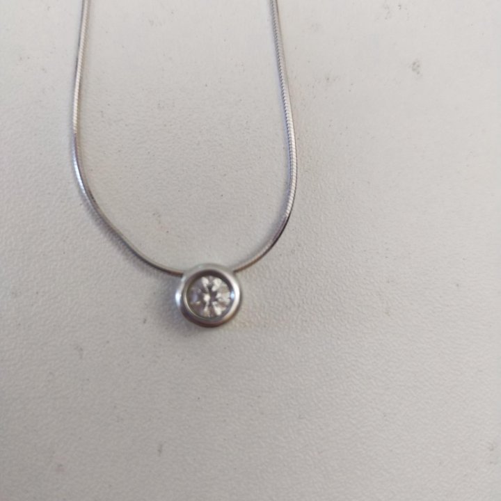 Серебряное колье