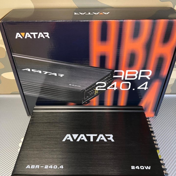 Усилитель звука авто AVATAR ABR-240.4 (4 канала)