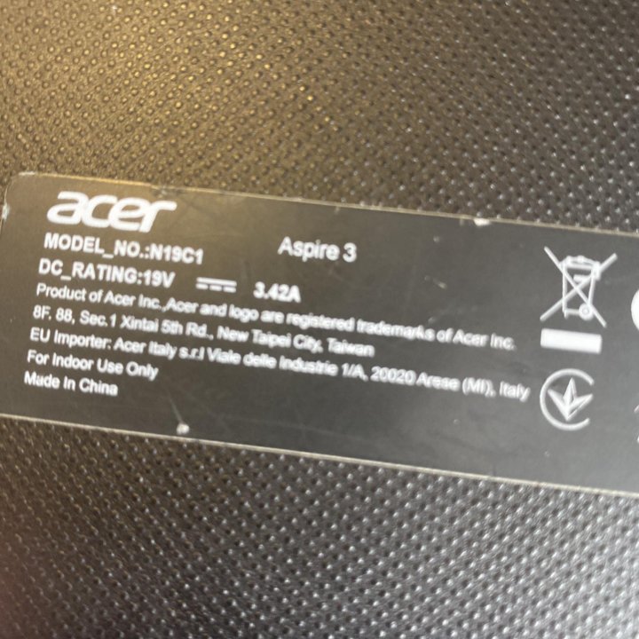 ACER aspire 3 N19C1