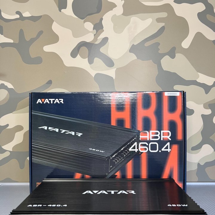 Усилитель звука авто AVATAR ABR-460.4 (4 канала)