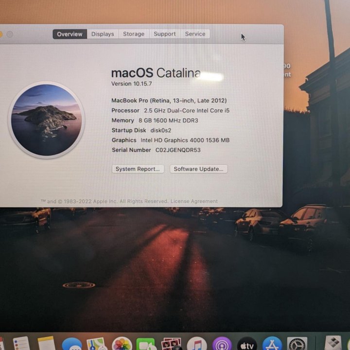 Macbook pro 13 retina late 2012