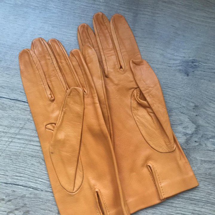 Перчатки кожаные