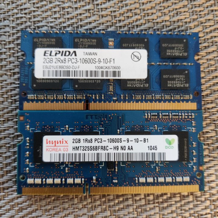 Оперативная память DDR3 4GB (2x 2GB)