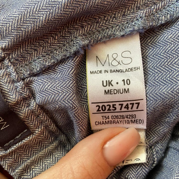 Marks&Spencer Льняные брюки спорт шик 42-46