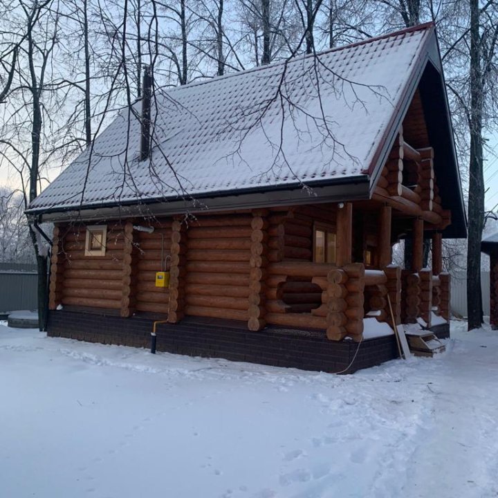 Русская баня из кедра на дровах