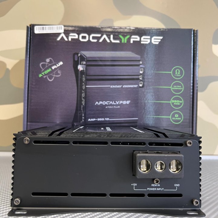 Моноблок усилитель APOCALYPSE AAP-350.1D ATOM PLUS