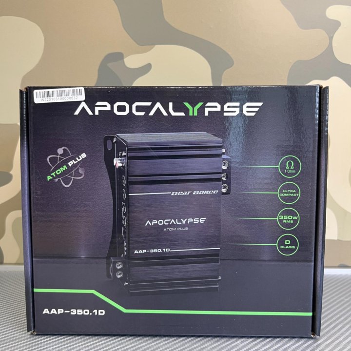 Моноблок усилитель APOCALYPSE AAP-350.1D ATOM PLUS