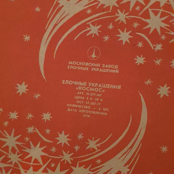 Ёлочные игрушки СССР