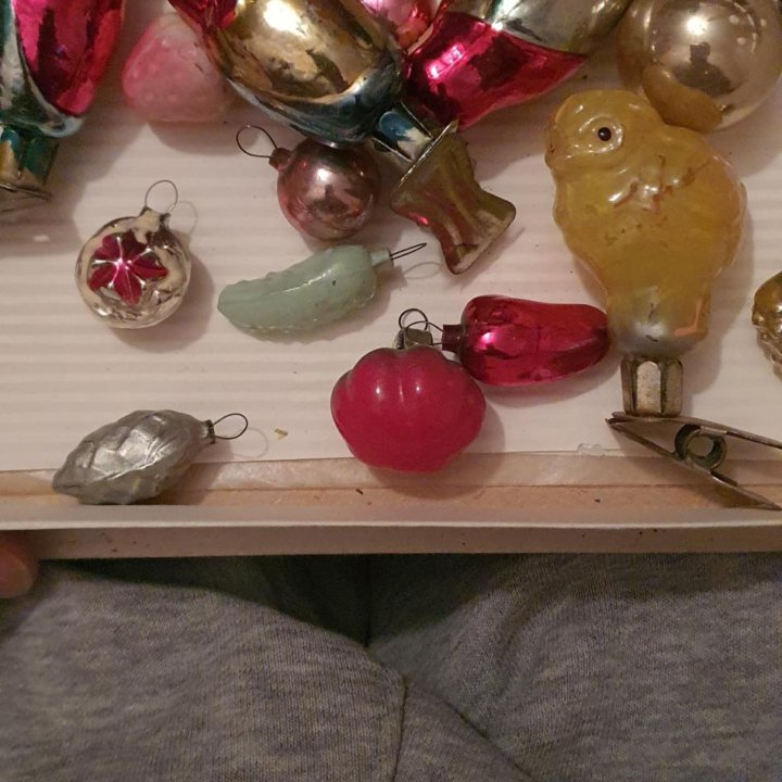 Ёлочные игрушки СССР