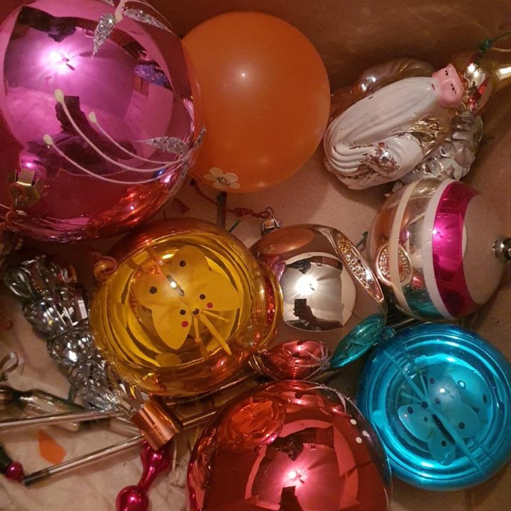 Ёлочные игрушки СССР