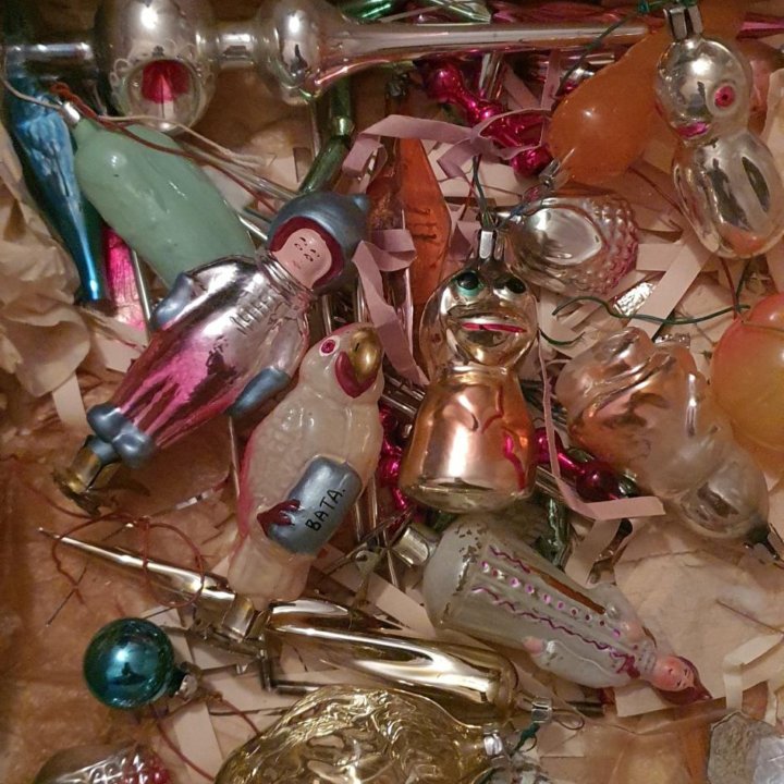 Ёлочные игрушки СССР