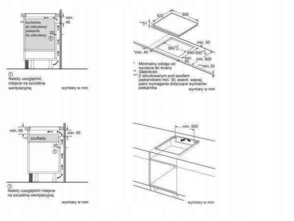 Индукционная варочная панель Bosch PUE611FB1E