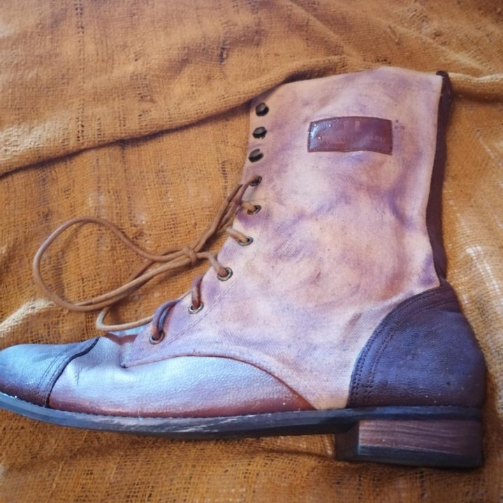 Сапоги кожаные