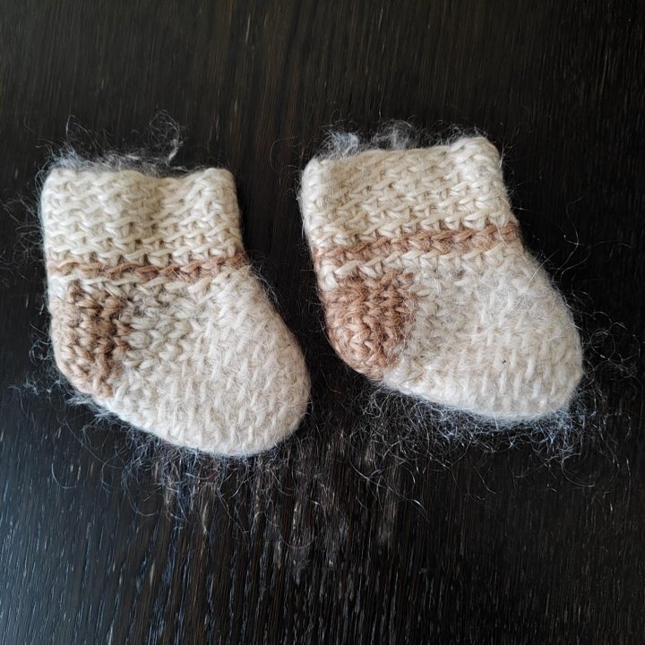 Пуховые носки детские размер 12