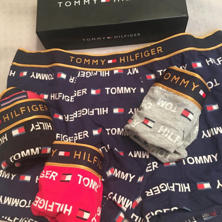 Боксеры муж. TOMMY HILFIGER 2XL 4шт