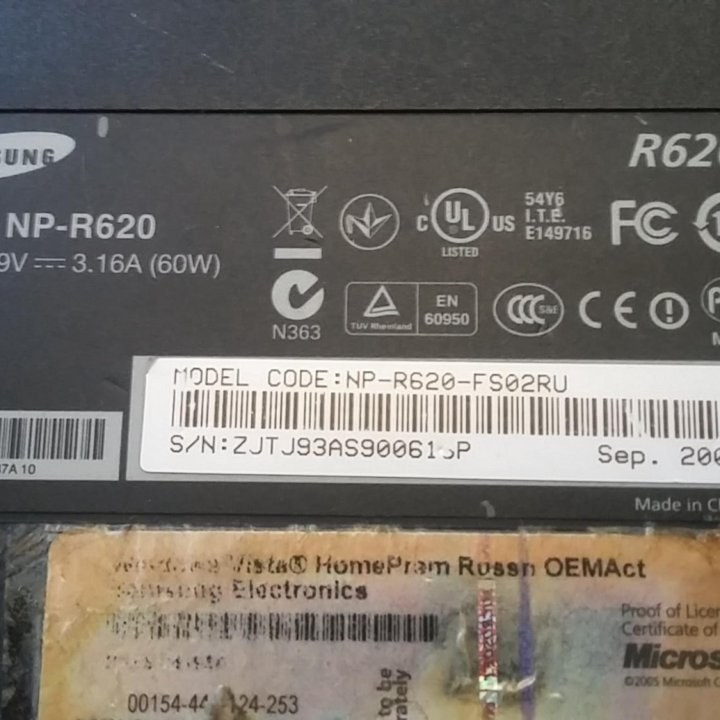 Samsung R620