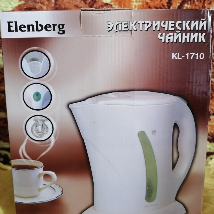 Электрический чайник Elenberg новый