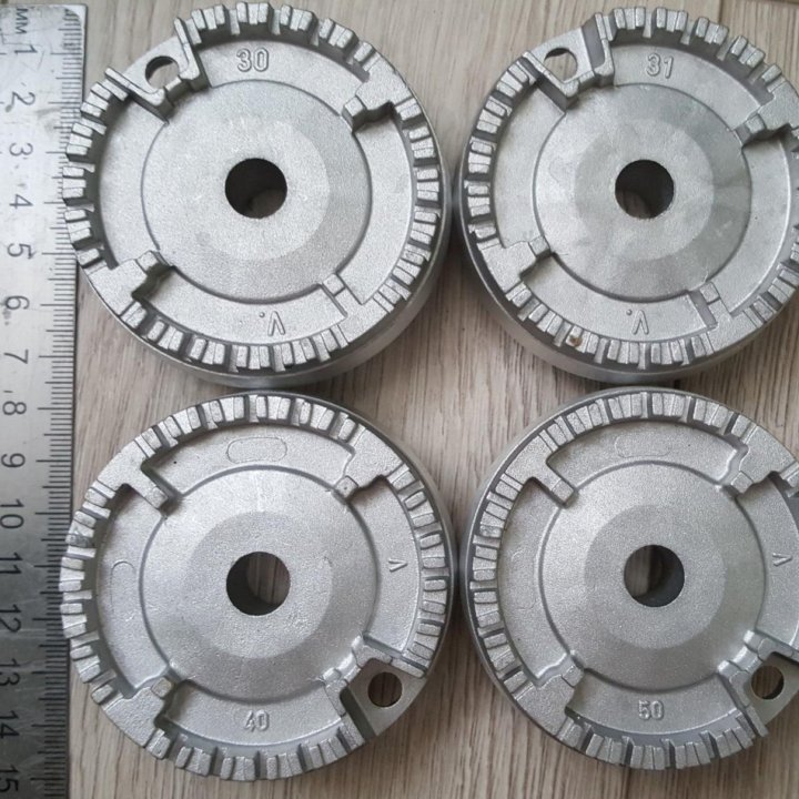 Горелки (рассекатели) для газовой конфорки, крышки