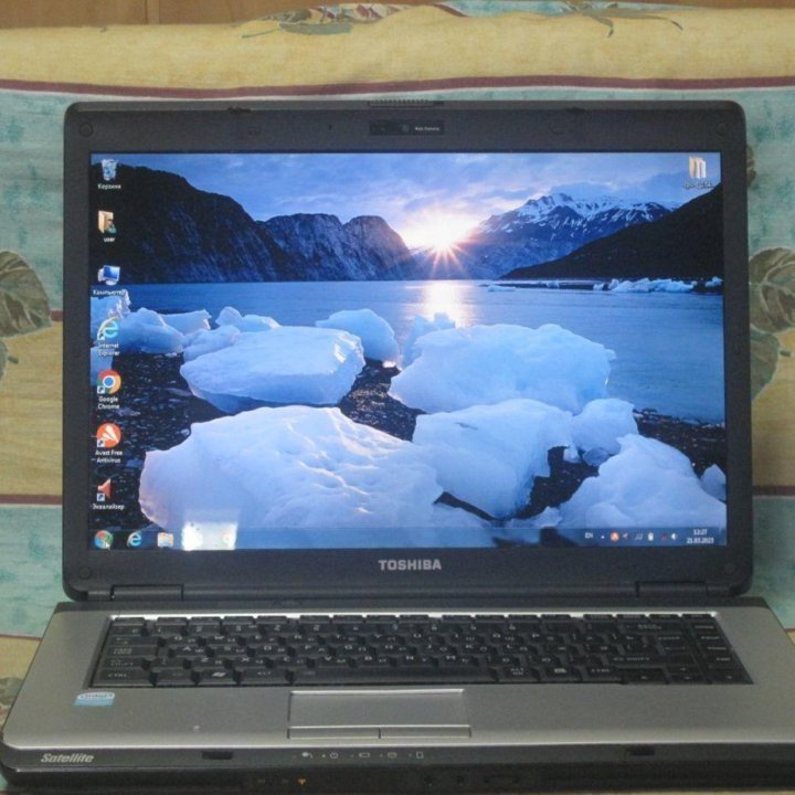 Резвый Toshiba L300 Core 2 Duo после апгрейда