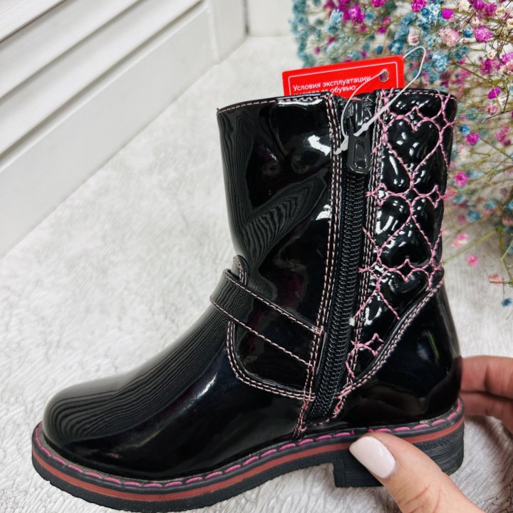 Ботинки демисезонные для девочки 25,27