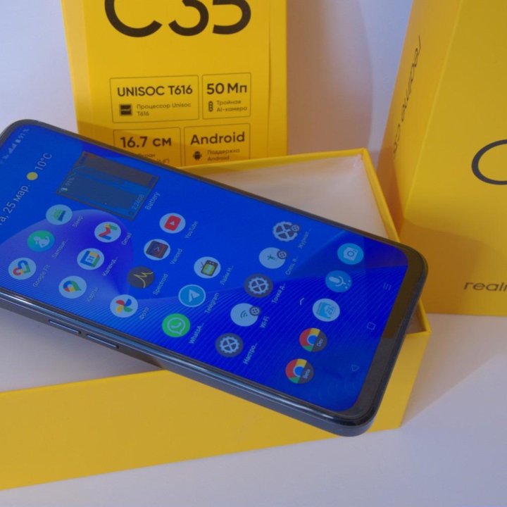 Новый Realme C35 на гарантии