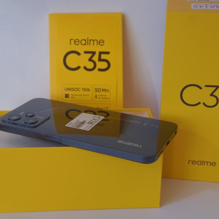 Новый Realme C35 на гарантии