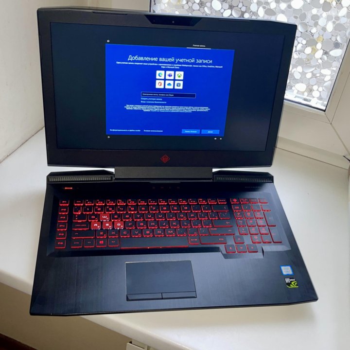 Игровой ноутбук HP omen 17-an040ur