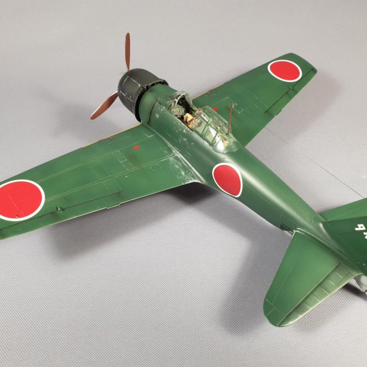 Зеро A6M3 Mitsubishi 1/48 (собранный и окрашенный)