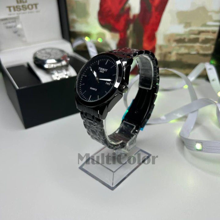 Часы Tissot (чёрные) Новые