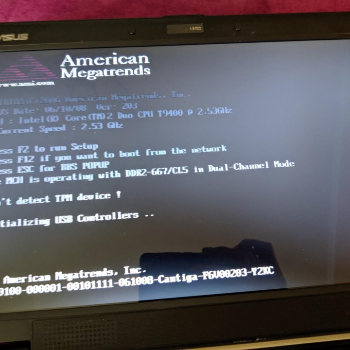 Ноут Asus F6V (рабочий, с проблемами)