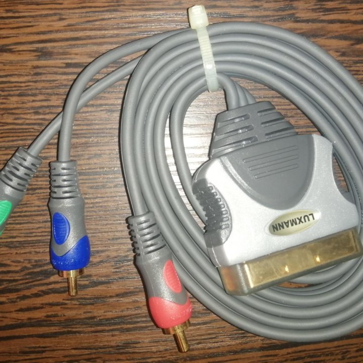 Кабель SCART-Components 3xRCA от LUXMANN