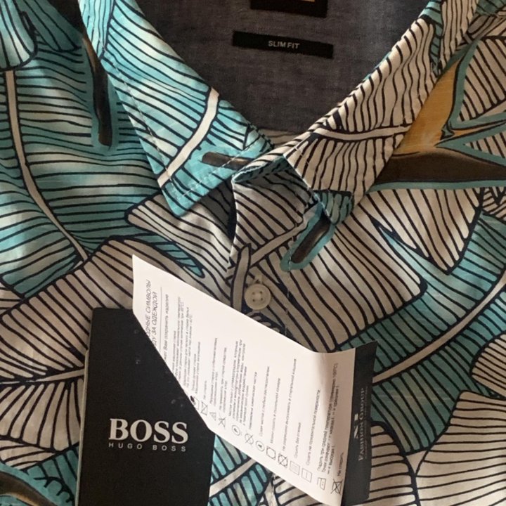 Рубашка мужская новая Hugo Boss