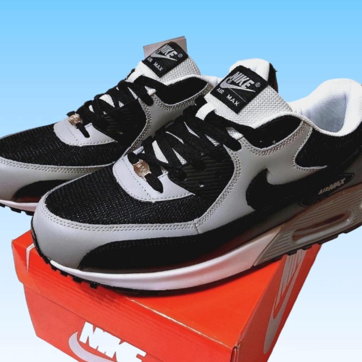 Кроссовки Nike Air Max. Кожаные