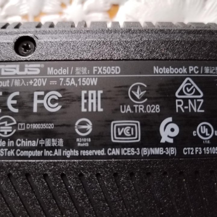 Игровой ноутбук Asus Tuf Gaming