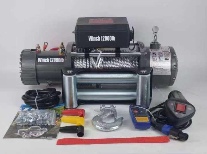 Лебедка электрическая 12V Electric Winch 12000Ibs