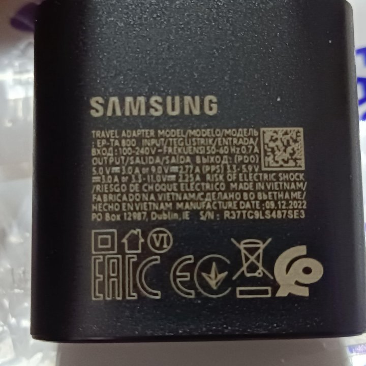 Зарядное устройство Samsung адаптер