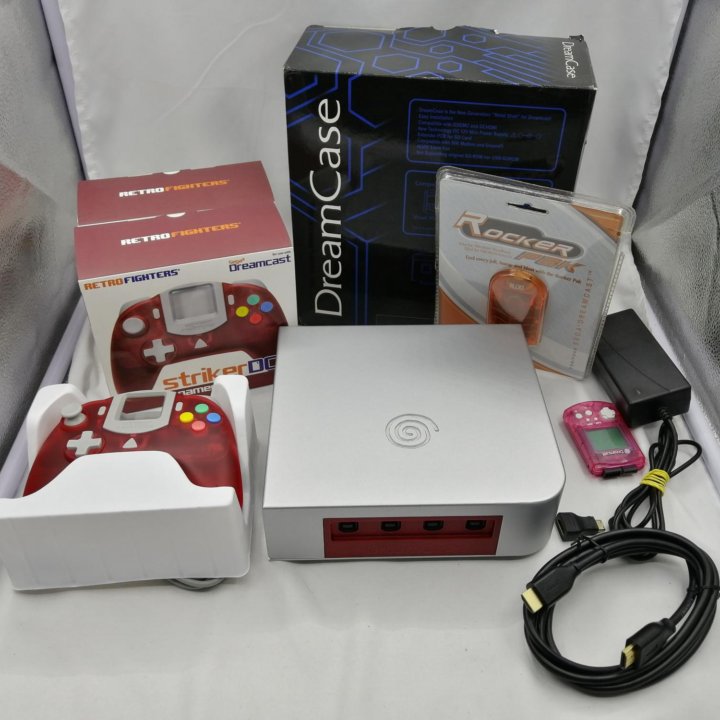 Sega Dreamcast 32gb HDMI 2джоя + 15 игр