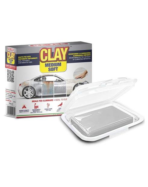 CLAY MEDIUM 200 GR глина СРЕДНЕЙ МЯГКОСТИ Италия.