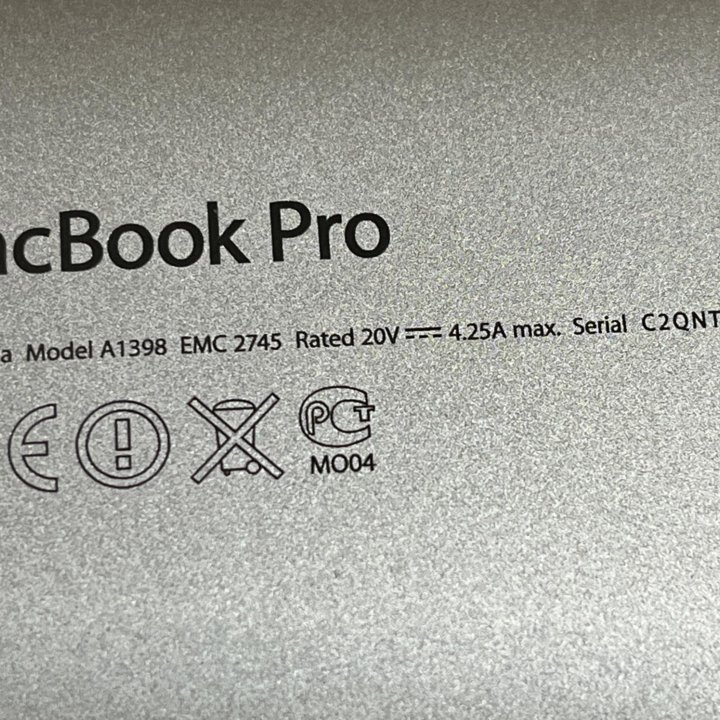 Apple MacBook Pro 15 2014 512 nVidia