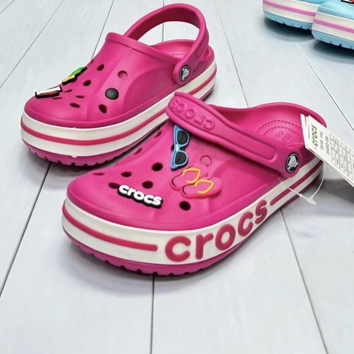 Crocs Кроксы розовая фуксия 36,37,