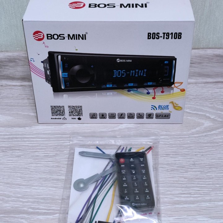 Автомагнитола процессорная BOS-MINI 910B Bluetooth