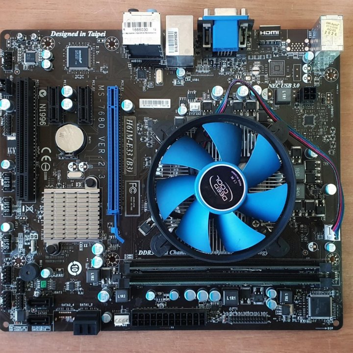 Комплект для пк MSI H61M-E33 1155 Core i5 озу 4Гб