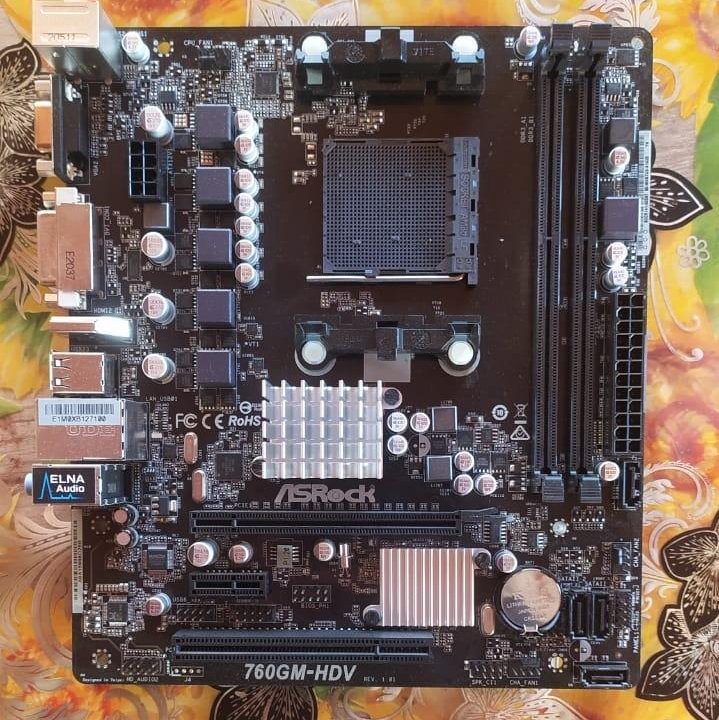 Материнская плата ASRock 760GM-HDV