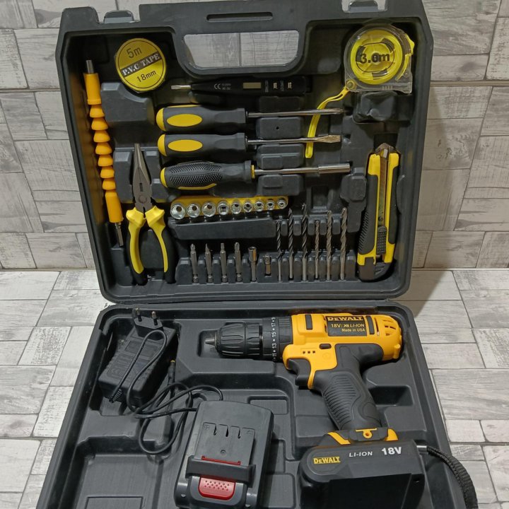 Дрель dewalt 18 v ударный