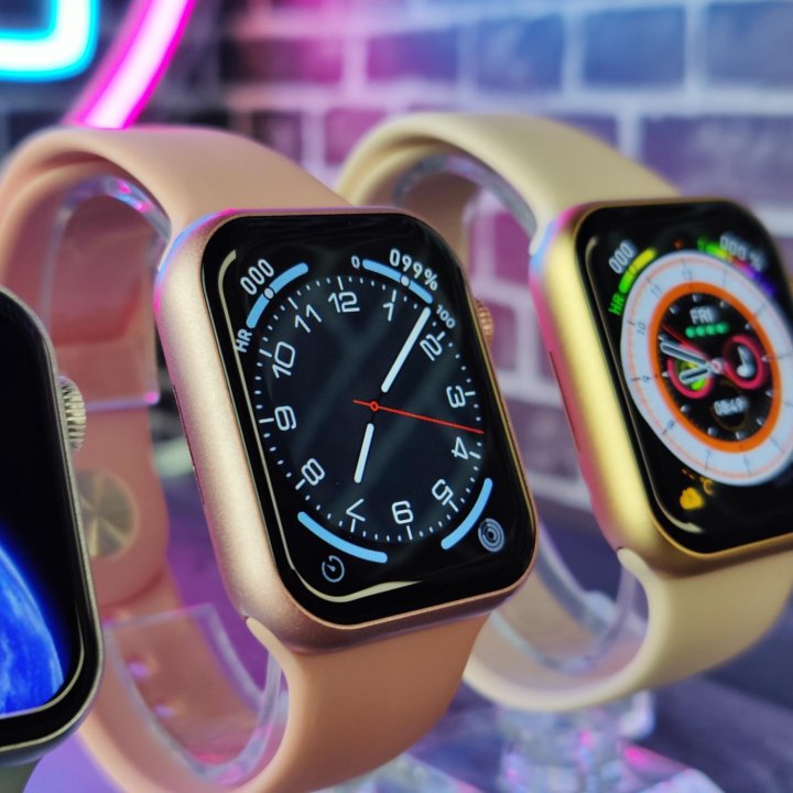 БЕЗрамочные Apple Watch 8 Mini 2023 года!