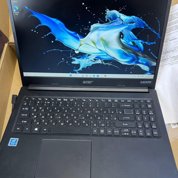 ACER EX215-31, в коробке с чеком, Intel GOLD N5030