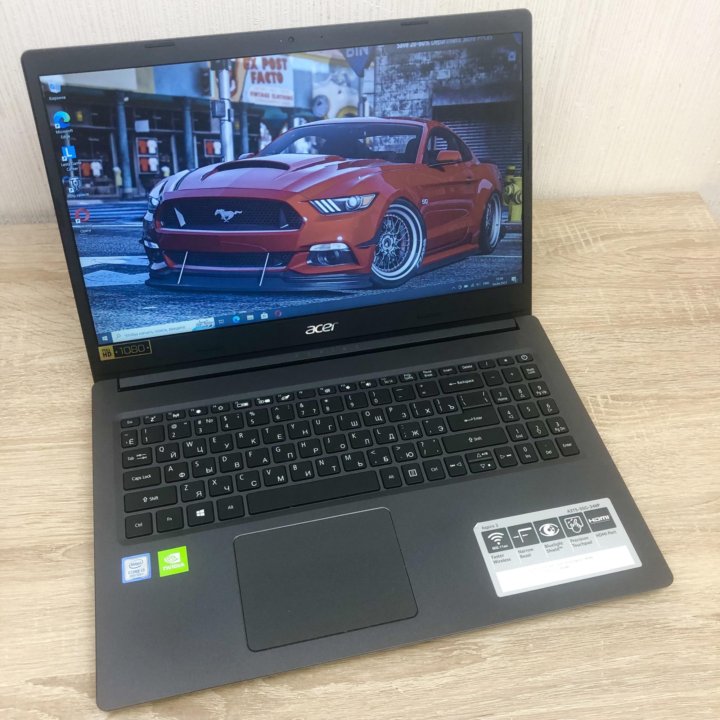 Ноутбук Acer/i3/озу8гб/GeForce mx230/SSD-512гб/FHD