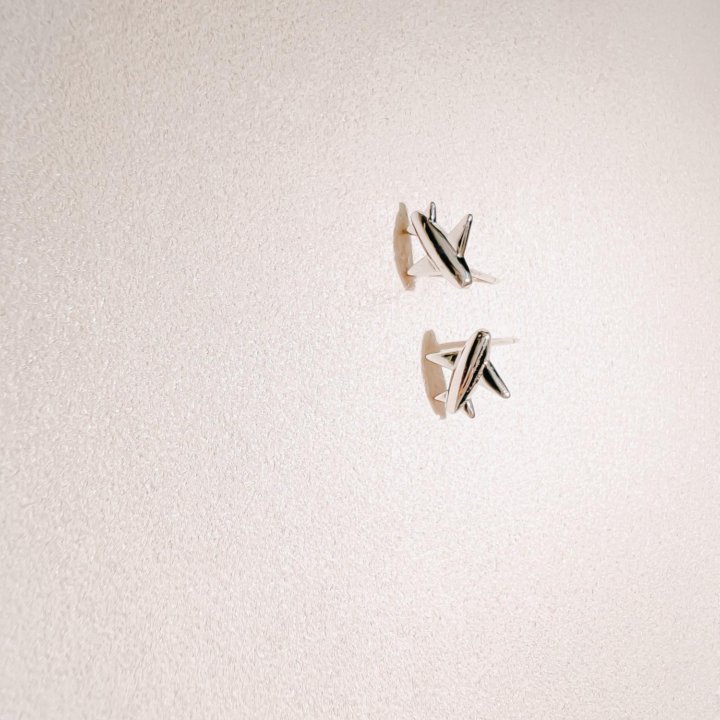 Серьги «Самолет»