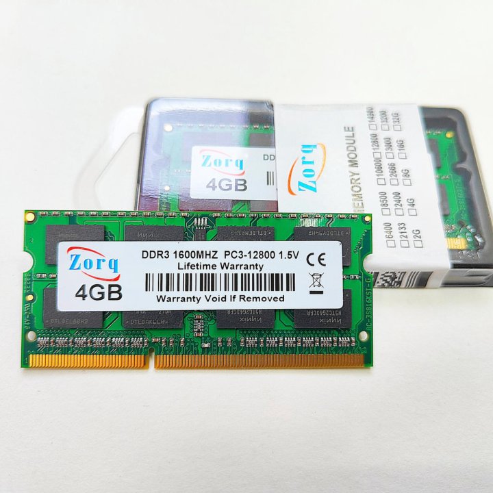 DDR3 4GB 1600Mhz для ноутбука