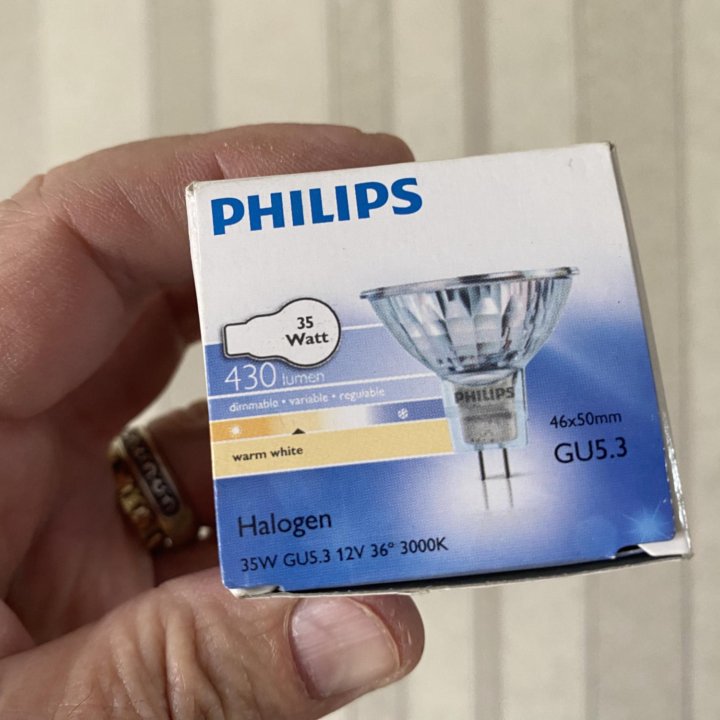 Лампа галогеновая Philips, Osram